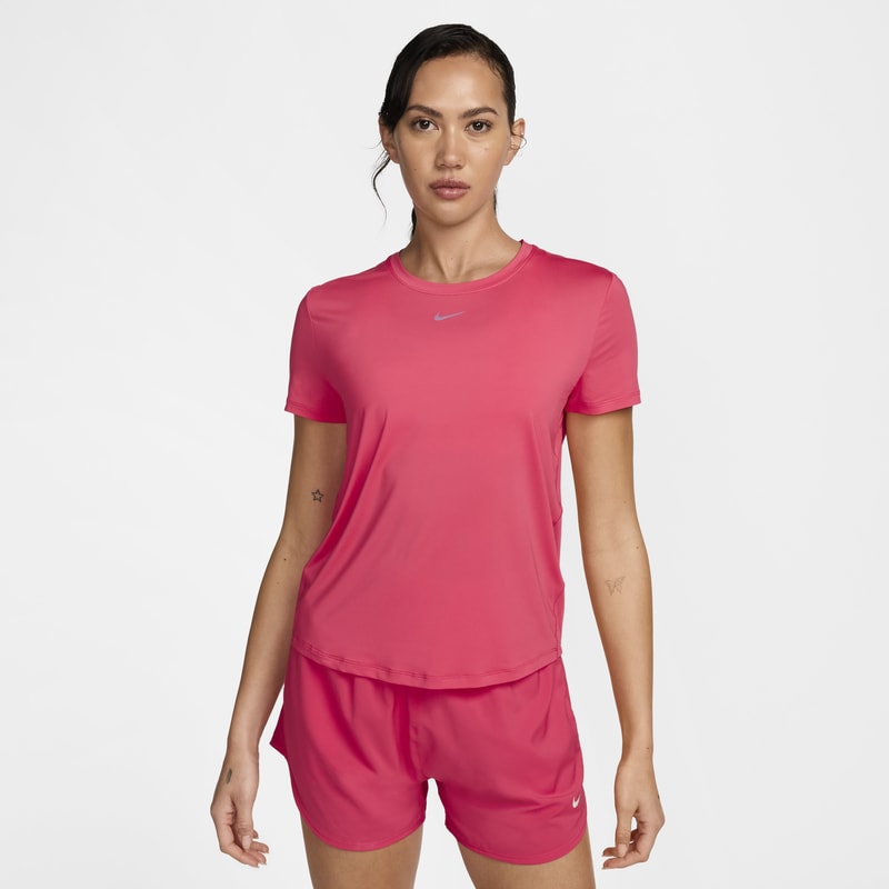 Playera de manga corta Dri-FIT para mujer Nike One Classic - Rosa