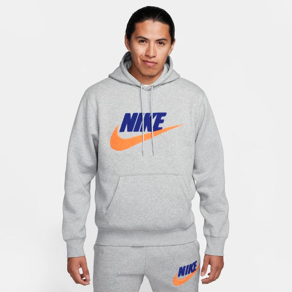 Sudadera con gorro sin cierre para hombre Nike Club Fleece - Gris