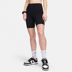 Shorts de ciclismo de tiro alto de 20 cm para mujer Nike One - Negro