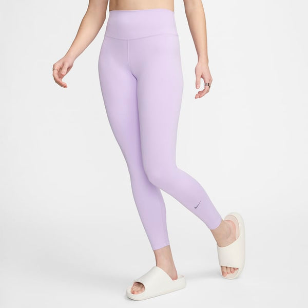 Leggings de tiro alto de largo completo para mujer Nike One - Morado