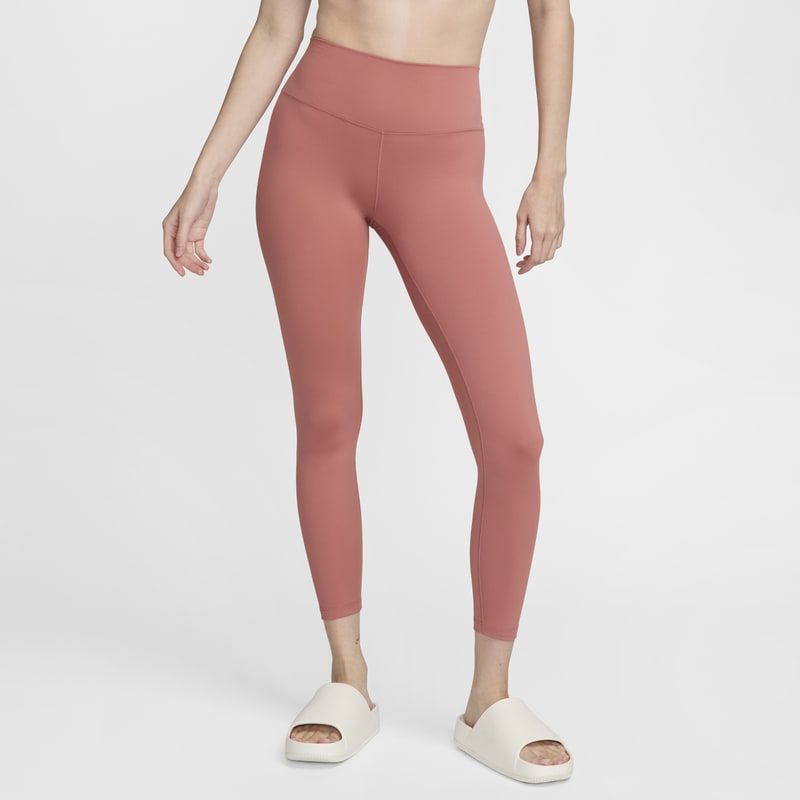 Leggings de tiro alto de 7/8 para mujer Nike One - Rosa