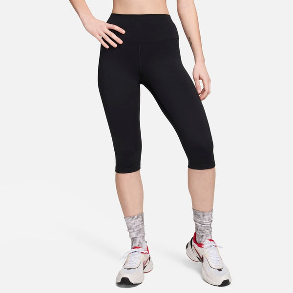 Leggings capri de tiro alto para mujer Nike One - Negro