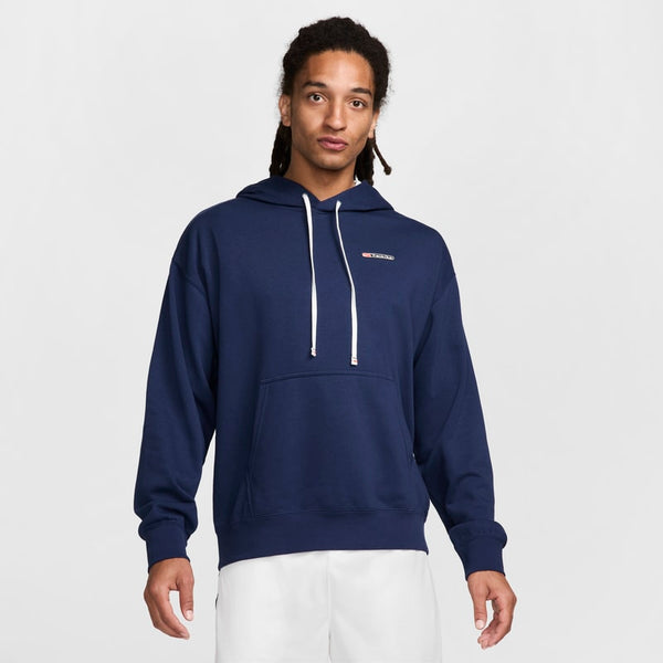 Sudadera sin cierre de correr Dri-FIT de tejido Fleece para hombre Nike Track Club - Azul