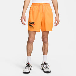 Shorts de fitness sin forro de 18 cm Dri-FIT para hombre Nike Form - Amarillo