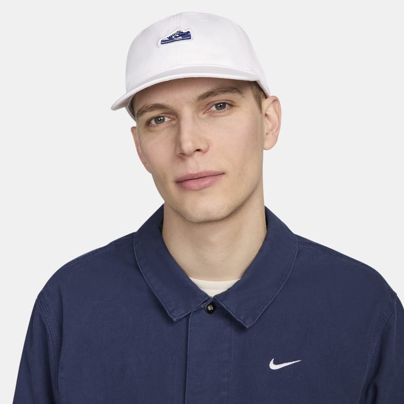 Gorra con parche sin estructura Nike Club - Blanco