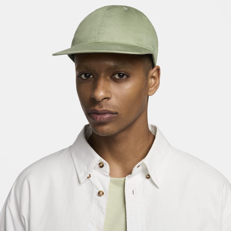 Gorra de visera plana no estructurada Nike Club - Verde