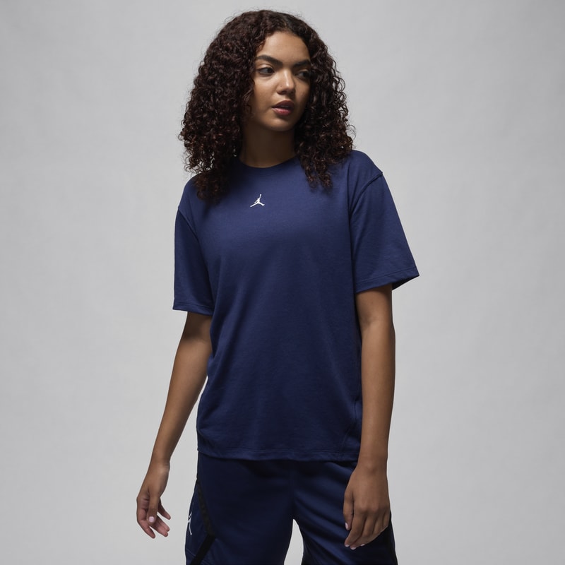 Playera de manga corta Diamond para mujer Jordan Sport - Azul