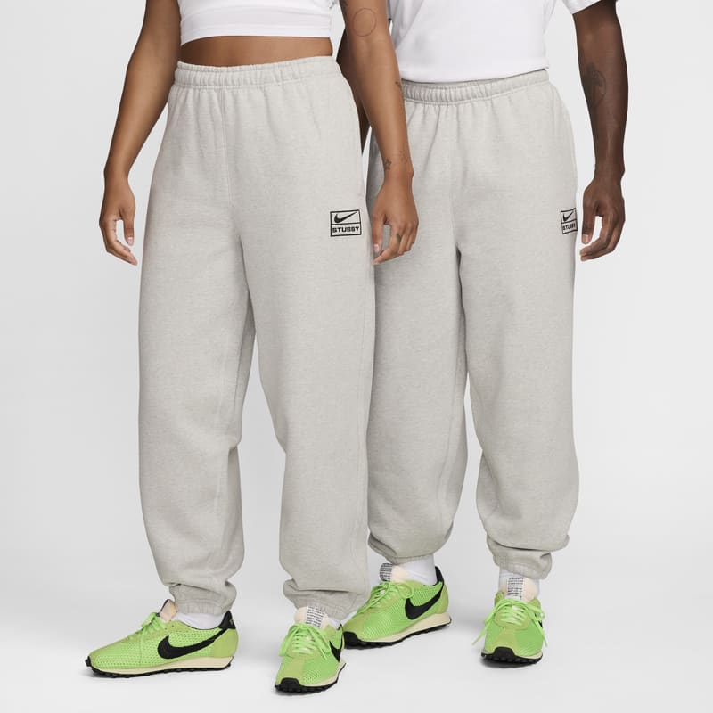 Pantalones de tejido Fleece Nike x Stüssy - Gris