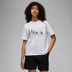 Playera girlfriend con gráfico para mujer Jordan - Blanco