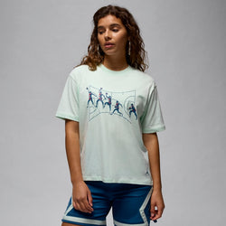 Playera girlfriend con gráfico para mujer Jordan - Verde