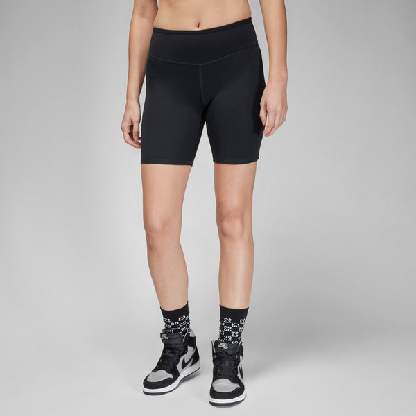 Shorts de ciclismo de tiro alto de 18 cm para mujer Jordan Sport - Negro