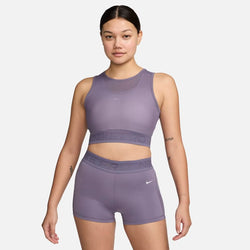 Camiseta de tirantes de malla para mujer Nike Pro - Morado