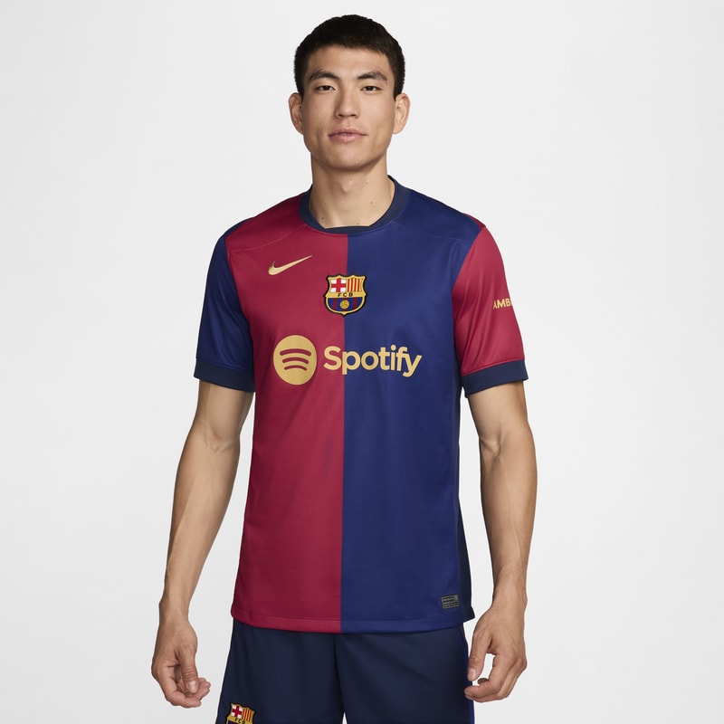 Jersey de fútbol Nike Dri-FIT Replica del FC Barcelona local 2024/25 Stadium para hombre - Azul