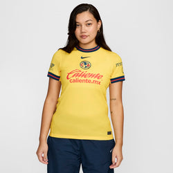 Jersey de fútbol Nike Dri-FIT Replica del Club América local 2024/25 Stadium para mujer - Amarillo