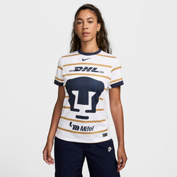 Jersey de fútbol Nike Dri-FIT Replica de los Pumas UNAM local 2024/25 Stadium para mujer - Blanco