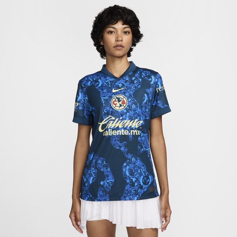 Jersey Nike Fútbol Dri-FIT Replica para mujer Club América 2024/25 Stadium Away - Azul