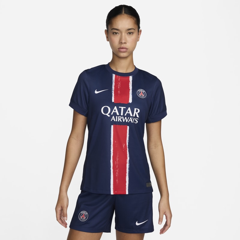 Jersey de fútbol Nike Dri-FIT Replica del Paris Saint-Germain local 2024 Stadium para mujer - Azul