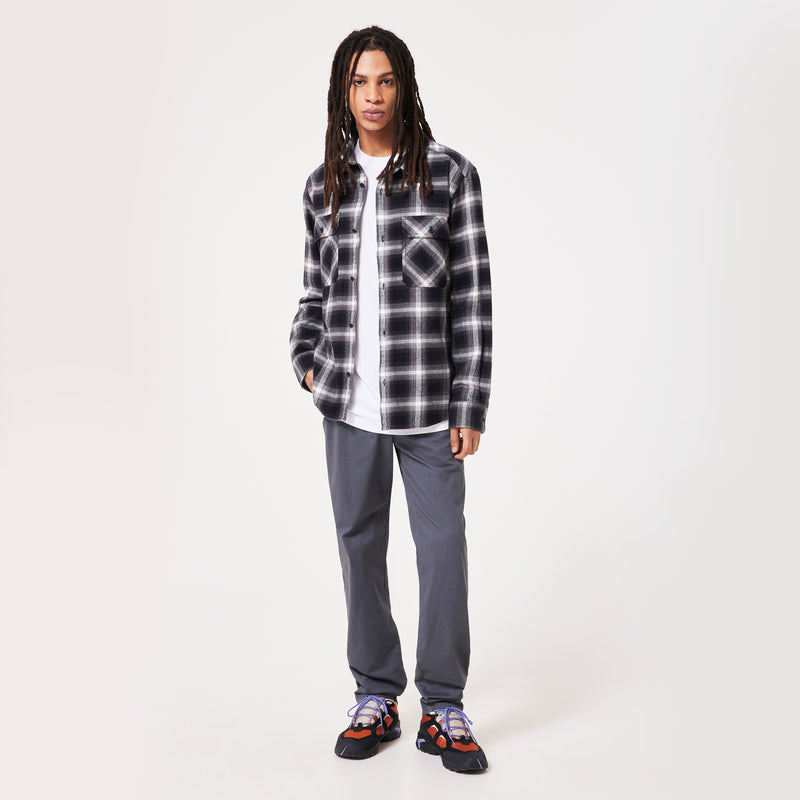 Oakley  90s Plaid Ls Shirt Black