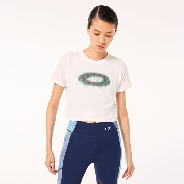 Oakley  W Pursuit Crop Tee White