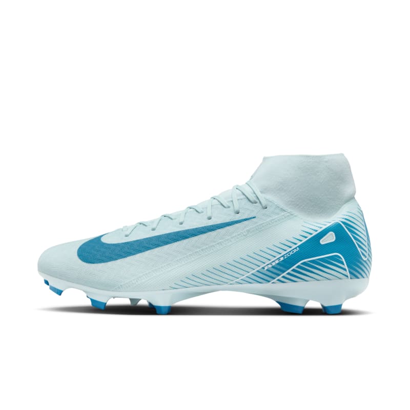 Tacos de fútbol MG de corte high Nike Mercurial Superfly 10 Academy - Azul