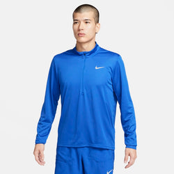 Playera de correr Dri-FIT de medio cierre para hombre Nike Pacer - Azul