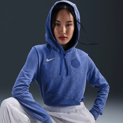 Sudadera con gorro sin cierre de fútbol Nike para mujer Club América Club Fleece Third - Azul