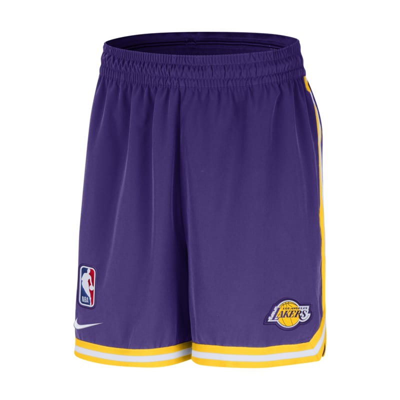 Shorts Nike Dri-FIT de la NBA de 15 cm para hombre Los Angeles Lakers DNA - Morado