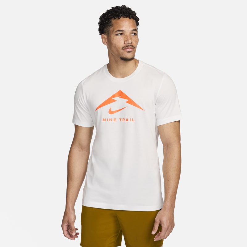 Playera de trail running para hombre Nike Dri-FIT - Blanco