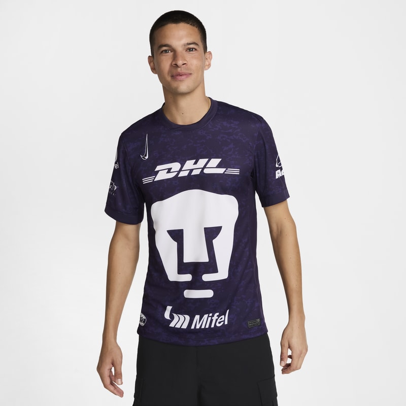 Jersey de fútbol Nike Dri-FIT Replica de los Pumas UNAM alternativo 2024/25 Stadium para hombre - Morado