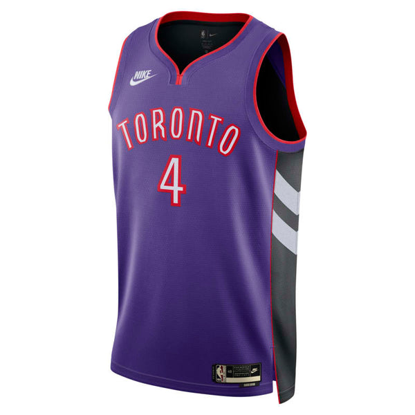 Jersey Nike Dri-FIT de la NBA Swingman para hombre Scottie Barnes Toronto Raptors 2024/25 Hardwood Classics - Morado