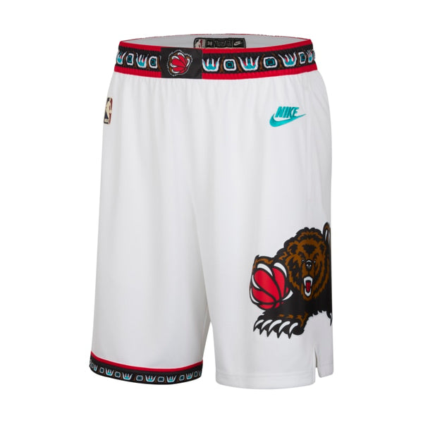 Shorts Nike Dri-FIT de la NBA Swingman para hombre Memphis Grizzlies 2024/25 Hardwood Classics - Blanco