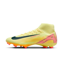 Tacos de fútbol FG de corte high Nike Mercurial Superfly 10 Academy "Kylian Mbappé" - Naranja