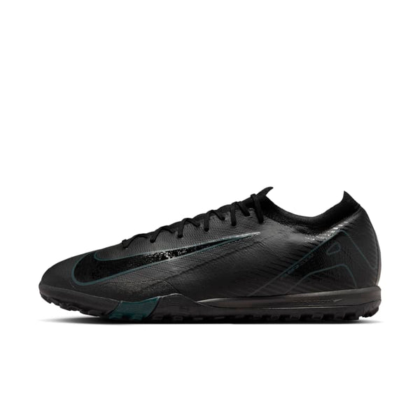 Tacos de fútbol TF de corte low Nike Mercurial Vapor 16 Pro Negro