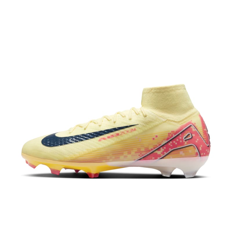 Tacos de fútbol FG de corte high Nike Mercurial Superfly 10 Elite "Kylian Mbappé" - Naranja