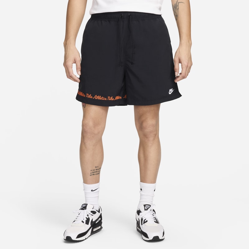 Shorts Flow para hombre Nike Club Fleece - Negro