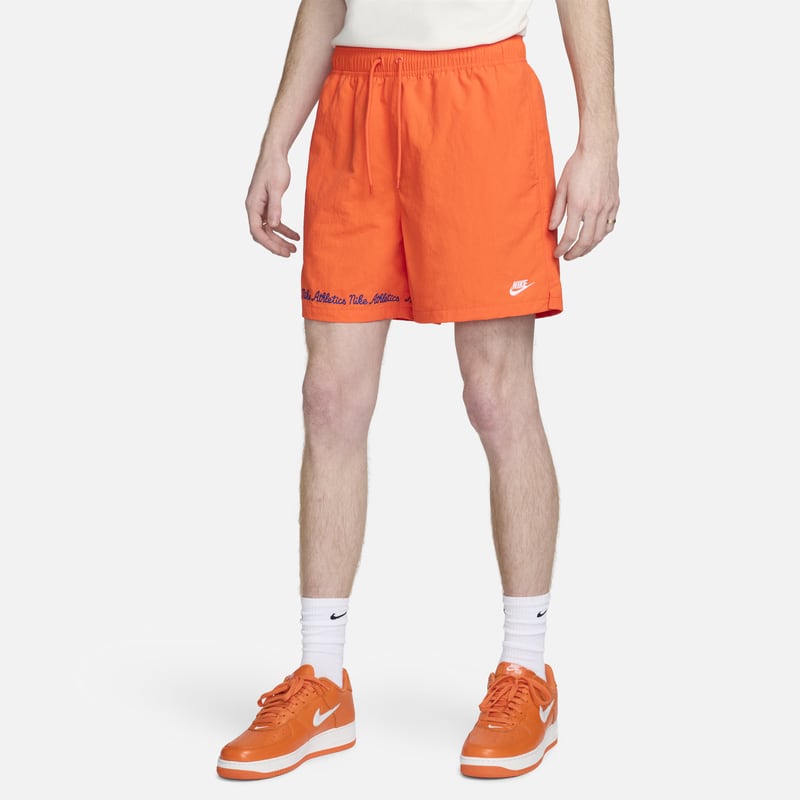 Shorts Flow para hombre Nike Club Fleece - Naranja