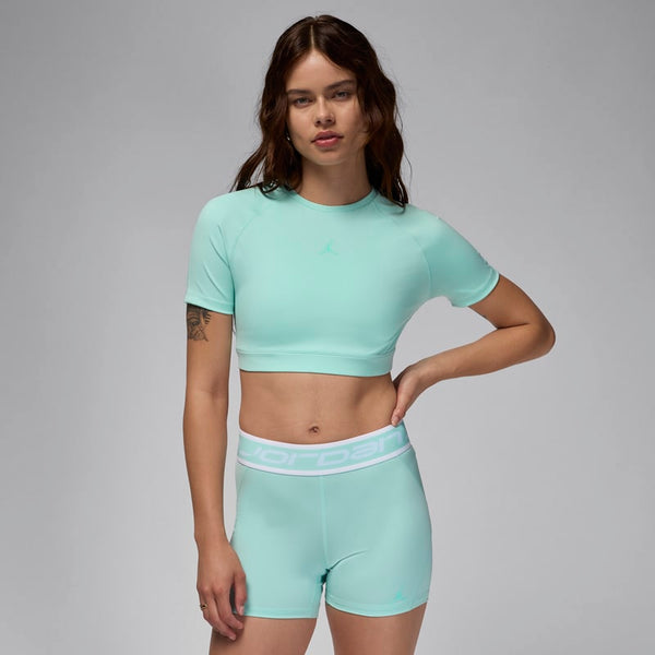 Top de alto rendimiento Bodycon para mujer Jordan Sport - Verde