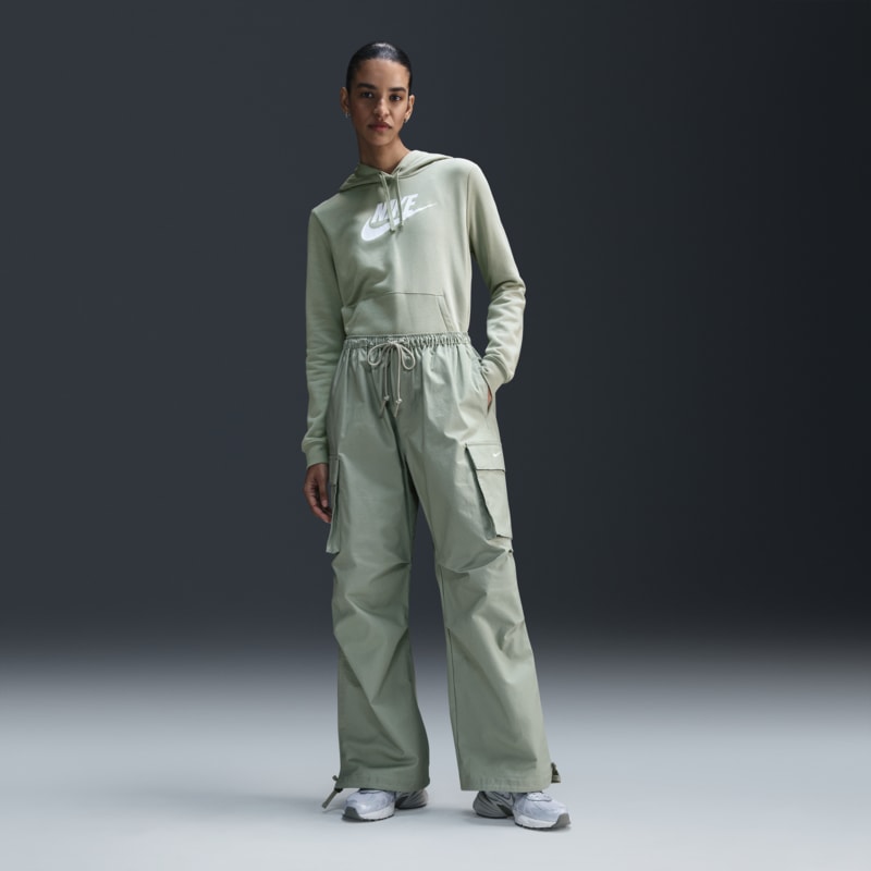 Pants cargo oversized de tiro medio para mujer Nike Sportswear - Verde