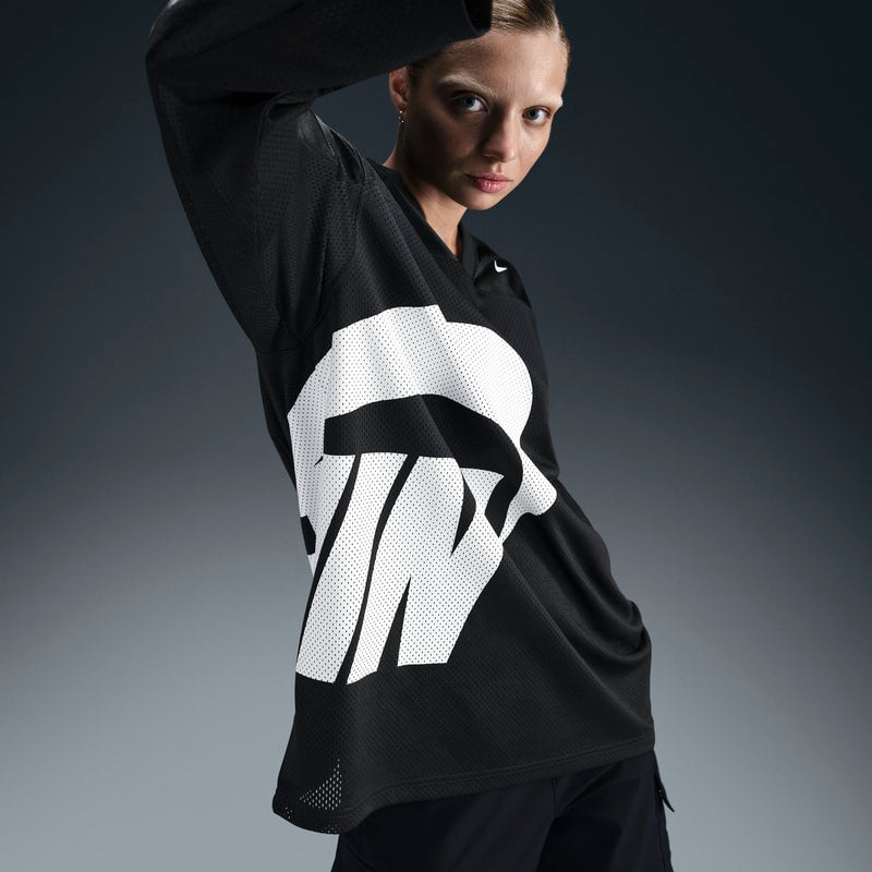 Jersey de manga larga oversized para mujer Nike Sportswear - Negro