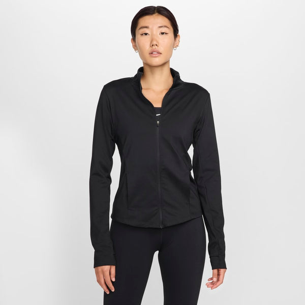 Chamarra ligera Dri-FIT de cierre completo para mujer Nike One - Negro