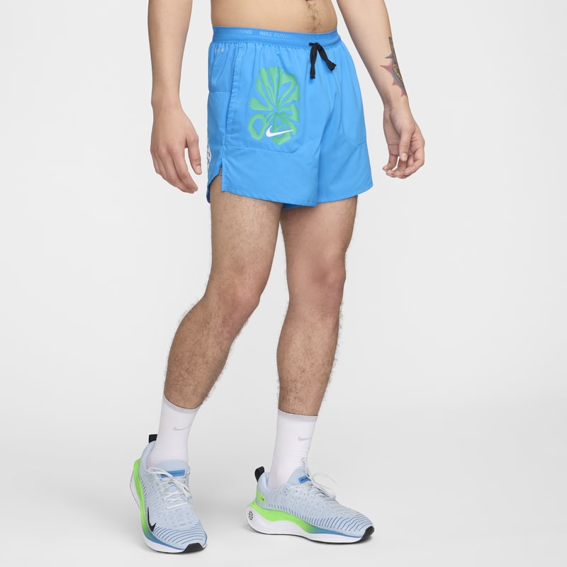 Shorts de correr Dri-FIT de 13 cm con forro de ropa interior para hombre Nike Stride Run Energy - Azul