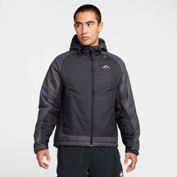 Chamarra de correr Therma-FIT para hombre Nike Trail PrimaLoft® - Negro