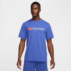 Playera de running de manga corta Dri-FIT UV para hombre Nike Hyverse Track Club - Azul