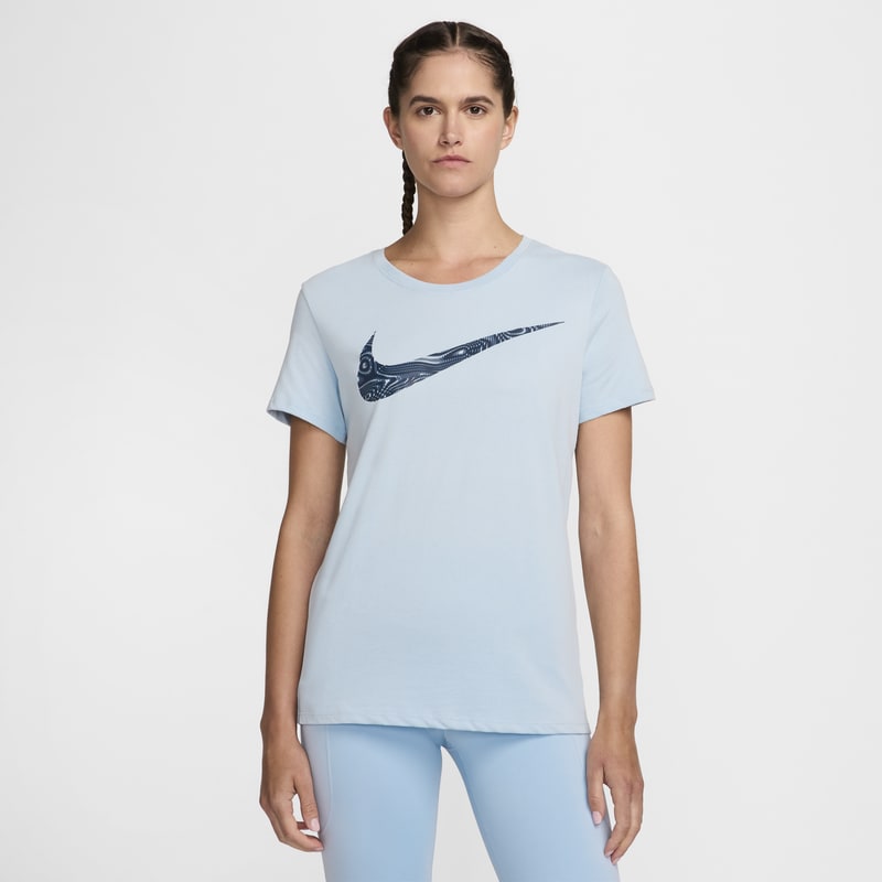 Playera de manga corta Dri-FIT para mujer Nike Slam - Azul