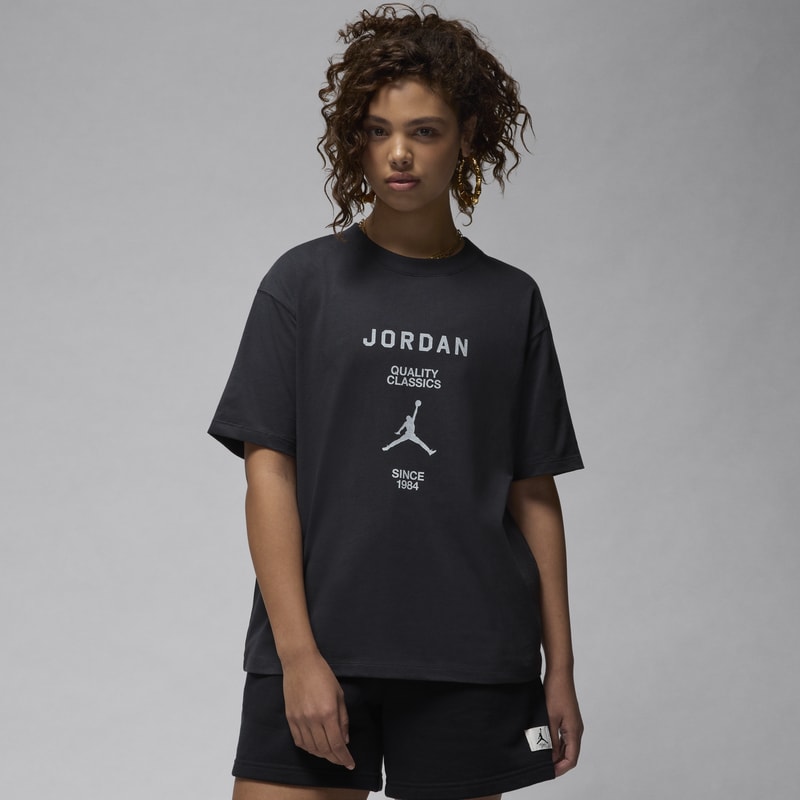 Playera de novia para mujer Jordan - Negro