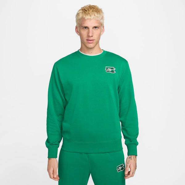 Sudadera de cuello redondo de French Terry para hombre Nike Club - Verde