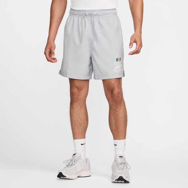 Shorts Flow de tejido Woven para hombre Nike Club - Gris