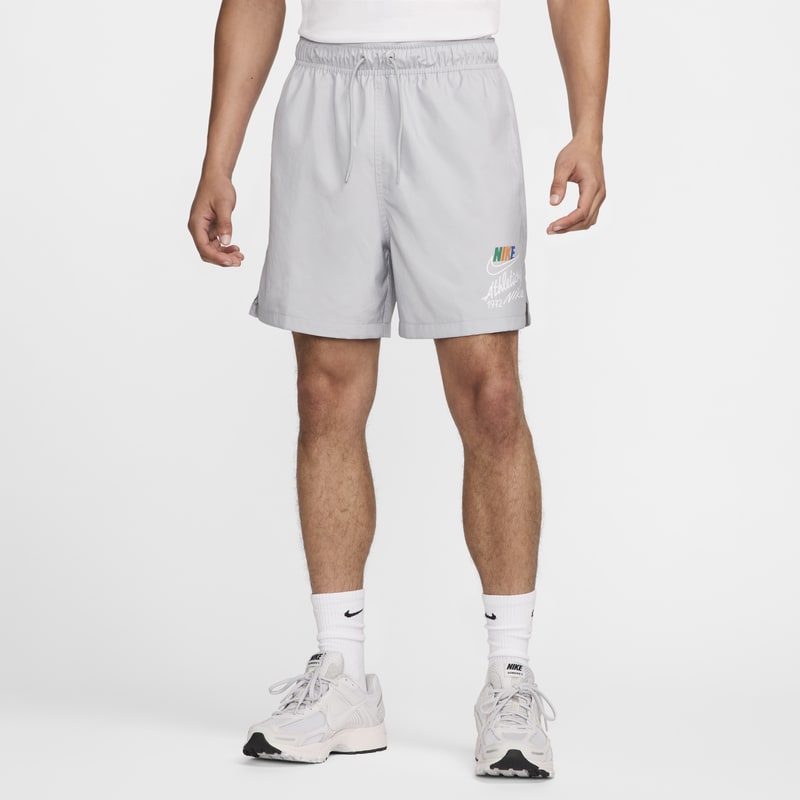 Shorts Flow de tejido Woven para hombre Nike Club - Gris