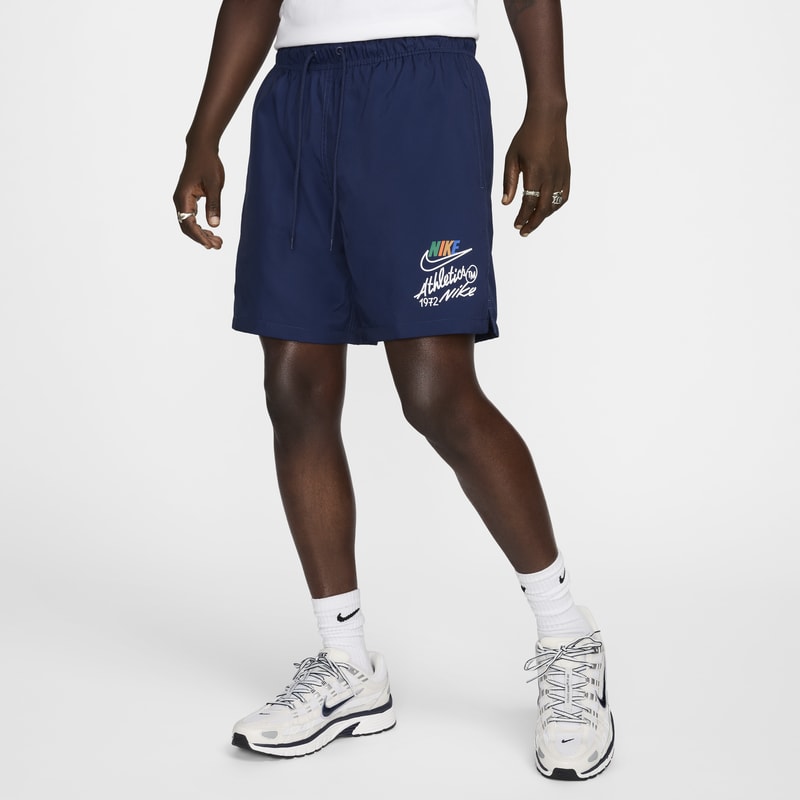 Shorts Flow de tejido Woven para hombre Nike Club - Azul