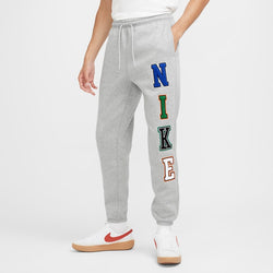 Pants de tejido Fleece con puño para hombre Nike Sportswear Club - Gris